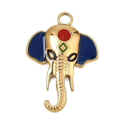 304 Stainless Steel Enamel Pendants SA-CBAA487-37G-1