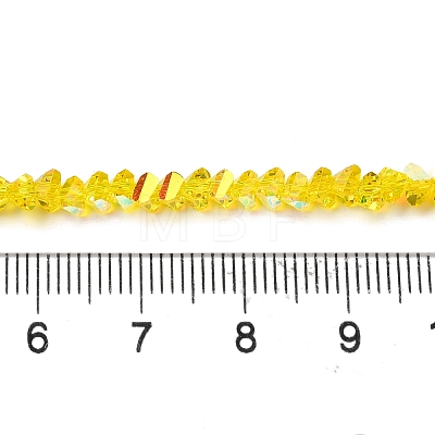 Transparent Glass Beads Strands EGLA-P061-04A-AB08-1