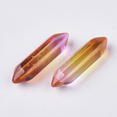 Two Tone Glass Double Terminated Point Beads LS-GLAA-S167-12H-1