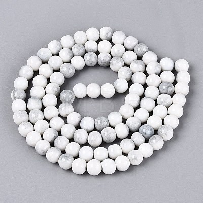 Opaque Ombre Effect Dyed Glass Beads Strands GLAA-Q106-04A-01-1