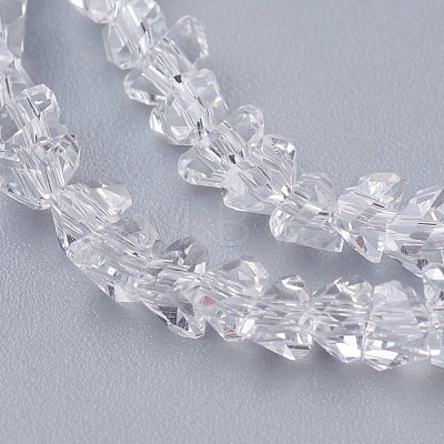 Transparent Glass Beads Strands EGLA-J146-4mm-NB01-1