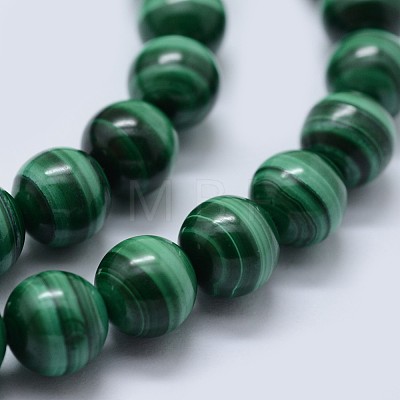 Natural Malachite Beads Strands G-F571-27AA1-3mm-1