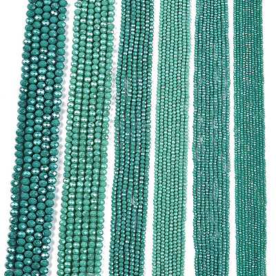 Electroplate Glass Beads Strands EGLA-A044-P4mm-A31-1