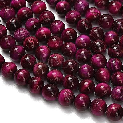 Natural Tiger Eye Beads Strands G-F591-18-10mm-02-1