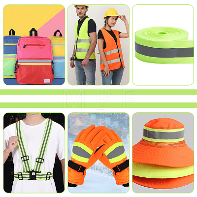 25M Flat Reflective Polyester Ribbons OCOR-BC0006-17B-1