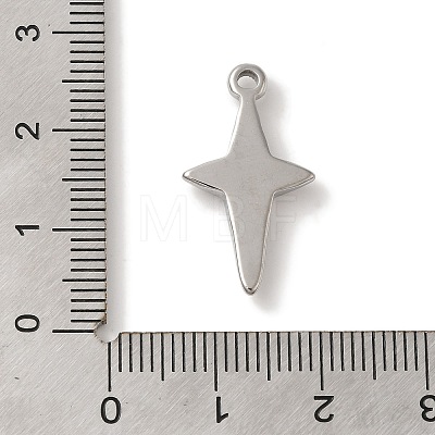 304 Stainless Steel Pendants STAS-C110-02P-1