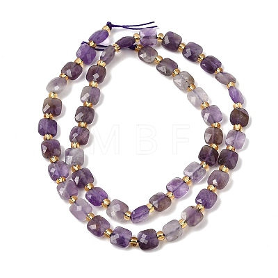 Natural Amethyst Beads Strands GG-CBA96AE-A03-6x6mm-1