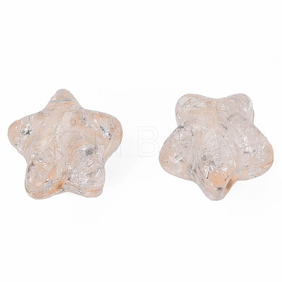 Transparent Crackle Acrylic Beads X-CACR-N006-13-A01-1