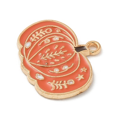 Thanksgiving Day Alloy Pendants LS-ENAM-R007-01G-09-1