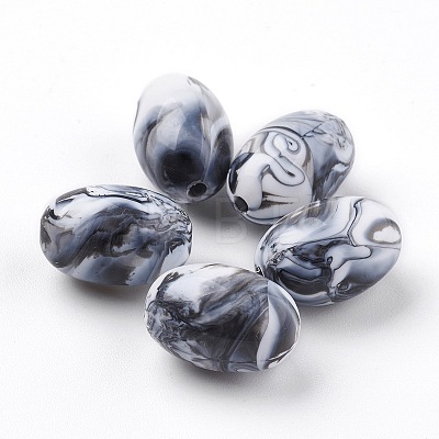 Acrylic Beads MACR-E025-32C-12x17mm-1