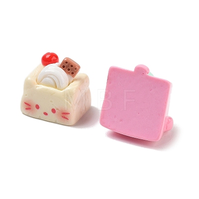 Cute Opaque Resin Imitation Food Decoden Cabochons RESI-S02-14-1