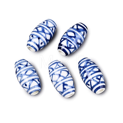Handmade Porcelain Beads PORC-Q007-03B-1