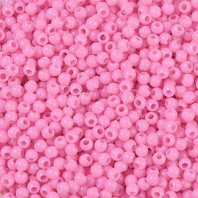 Opaque Acrylic Beads SACR-A007-01B-21-1