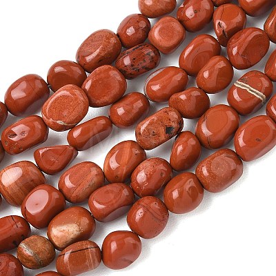 Natural Red Jasper Beads Strands G-C286-A17-1