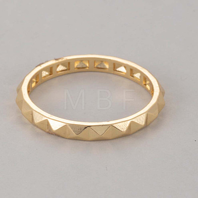 Brass Plain Band Rings for Women DQ4606-3-1