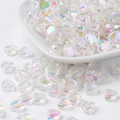 Eco-Friendly Transparent Acrylic Beads PL539-822-01-1