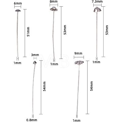 Tibetan Style Pins TIBE-NB0001-06AS-1