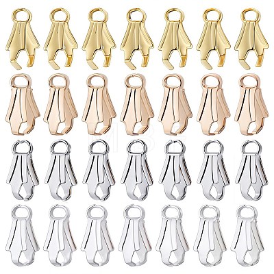 200Pcs 4 Colors Alloy Ice Pick Pinch Bails FIND-SC0006-12-1