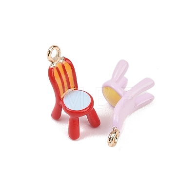 Alloy Enamel Pendants ENAM-A012-13G-1
