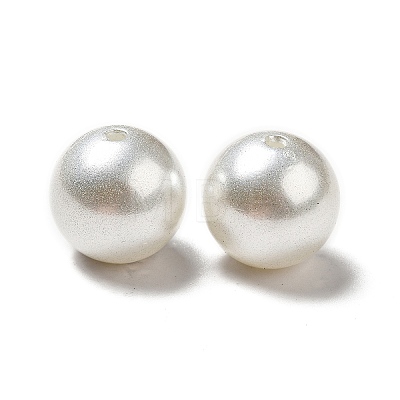 ABS Plastic Imitation Pearl Beads SACR-A001-02A-1