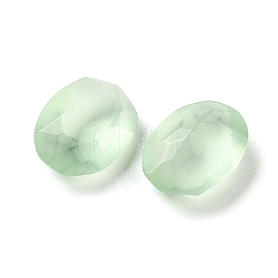 Frosted Glass Rhinestone Cabochons RGLA-G022-05A-238-1