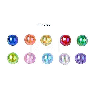 Eco-Friendly Transparent Acrylic Beads TACR-CJ0001-14-1