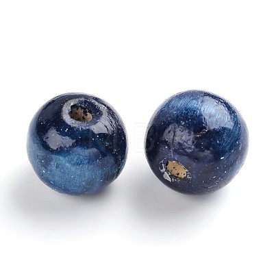 Natural Maple Wood Beads X-TB20mmY-8-1