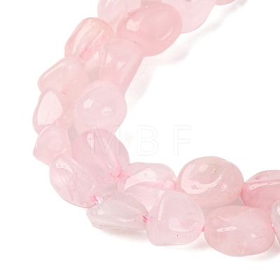 Natural Rose Quartz Beads Strands G-Q060-E21-04-1