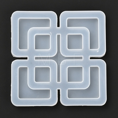 Square Silicone Cup Mat Molds DIY-I065-08-1