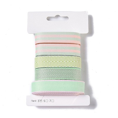 Polyester & Polycotton Ribbons Sets SRIB-P022-01D-06-1