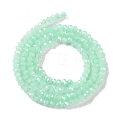 Baking Electroplate Glass Beads Strands LS-DGLA-A039-J4mm-B07-1