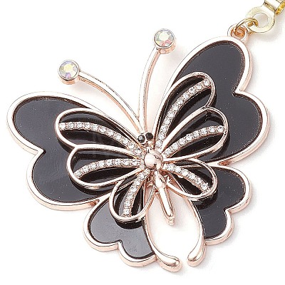 Butterfly Alloy Rhinestone Ceiling Fan Pull Chain Extenders FIND-JF00140-1