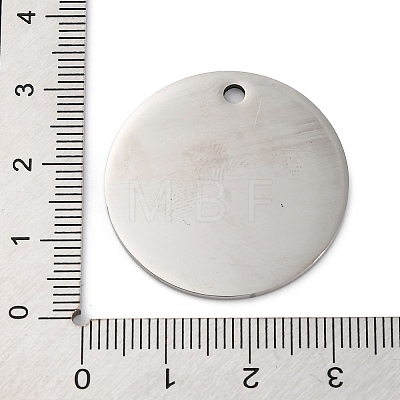 Anti-Tarnish 201 Stainless Steel Pendants STAS-R002-01P-25-1