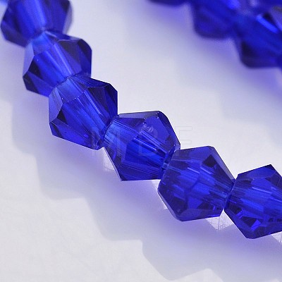 Faceted Bicone Glass Beads Strands EGLA-P017-3mm-08-1