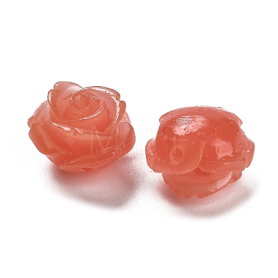 Synthetic Coral Carved Beads CORA-H003-01A-03-1