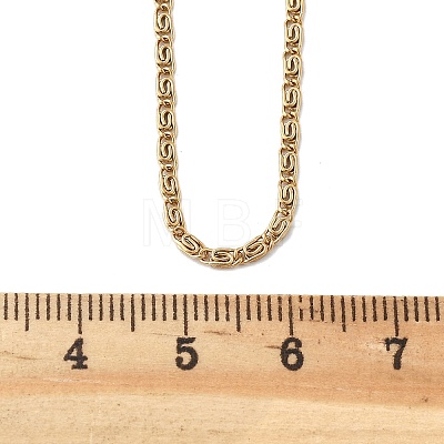 304 Stainless Steel Lumachina Chain Necklaces NJEW-F248-17A-G-1