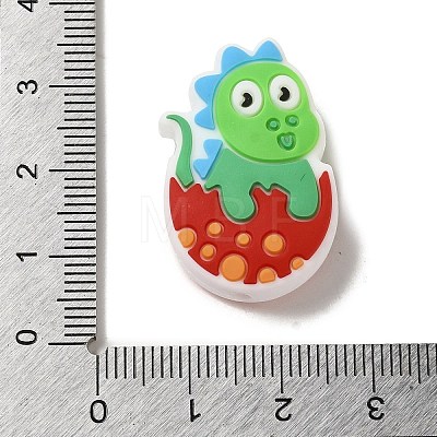 Animals Food Grade Eco-Friendly Silicone Focal Beads SIL-C005-02C-1