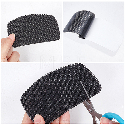 10 Pairs 2 Colors Polyester Self-Adhesive Shoe Hole Repair Patch FIND-CY0002-07-1
