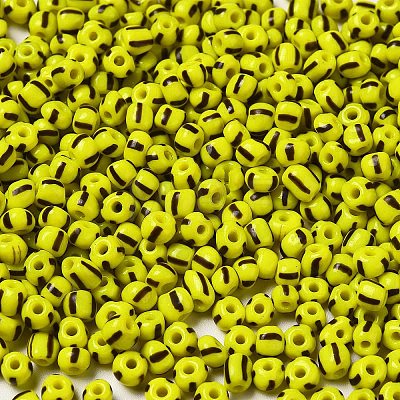 8/0 Opaque Colours Seep Glass Seed Beads SEED-F003-04B-05-1