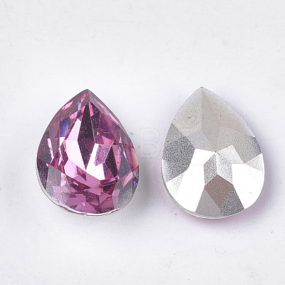 Pointed Back Resin Rhinestone Cabochons CRES-S380-6x8mm-B13-1