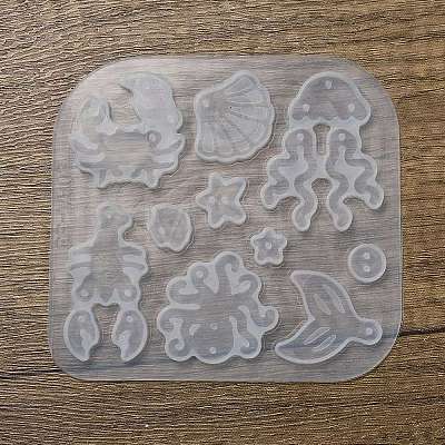 DIY Silicone Sea Animal Theme Pendant Molds SIMO-G011-05A-1