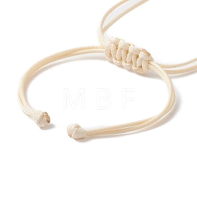 Braided Waxed Polyester Cord AJEW-JB01153-03-1