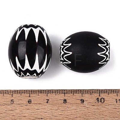 Handmade Millefiori Glass Barrel Beads LA-N002-23B-1