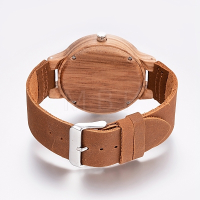Zebrano Wood Wristwatches WACH-H036-17-1