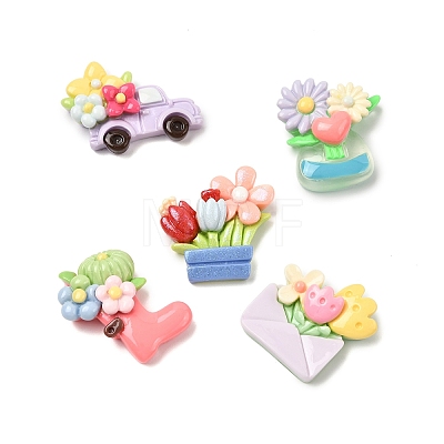 Opaque Resin Cabochon CRES-I050-01-1