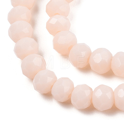 Opaque Solid Color Imitation Jade Glass Beads Strands EGLA-A044-P2mm-D05-1