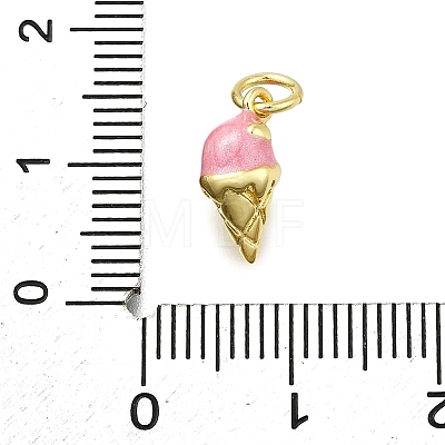 Brass Enamel Charms KK-K400-26G-01-1