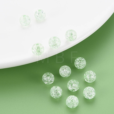 Transparent Crackle Acrylic Beads X-MACR-S373-66-N03-1