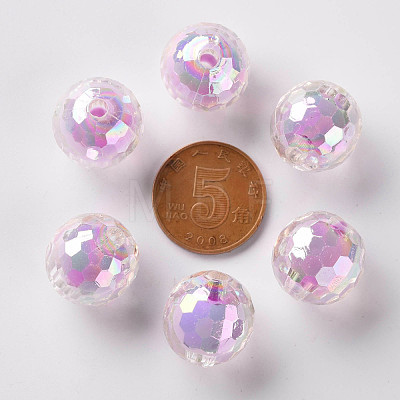 Transparent Acrylic Beads TACR-S152-14B-A03-1