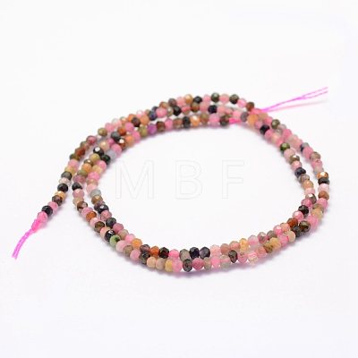 Natural Tourmaline Beads Strands G-F460-14-1